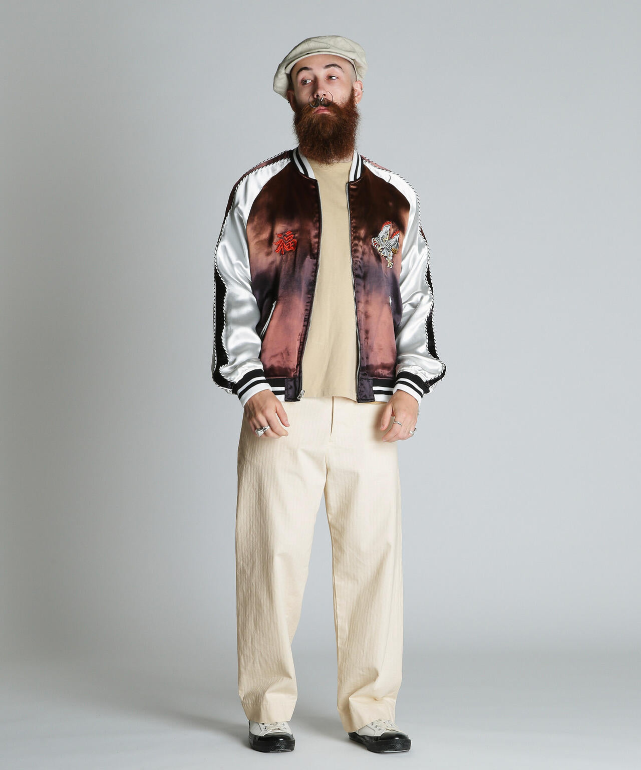 HERRINGBONE TROUSERS/ヘリンボーンパンツ