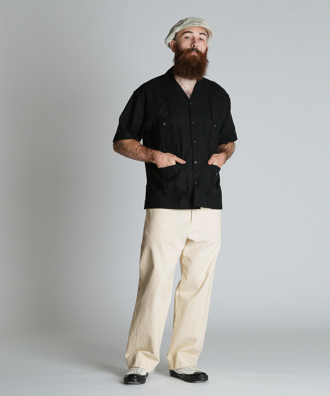 HERRINGBONE TROUSERS/ヘリンボーンパンツ