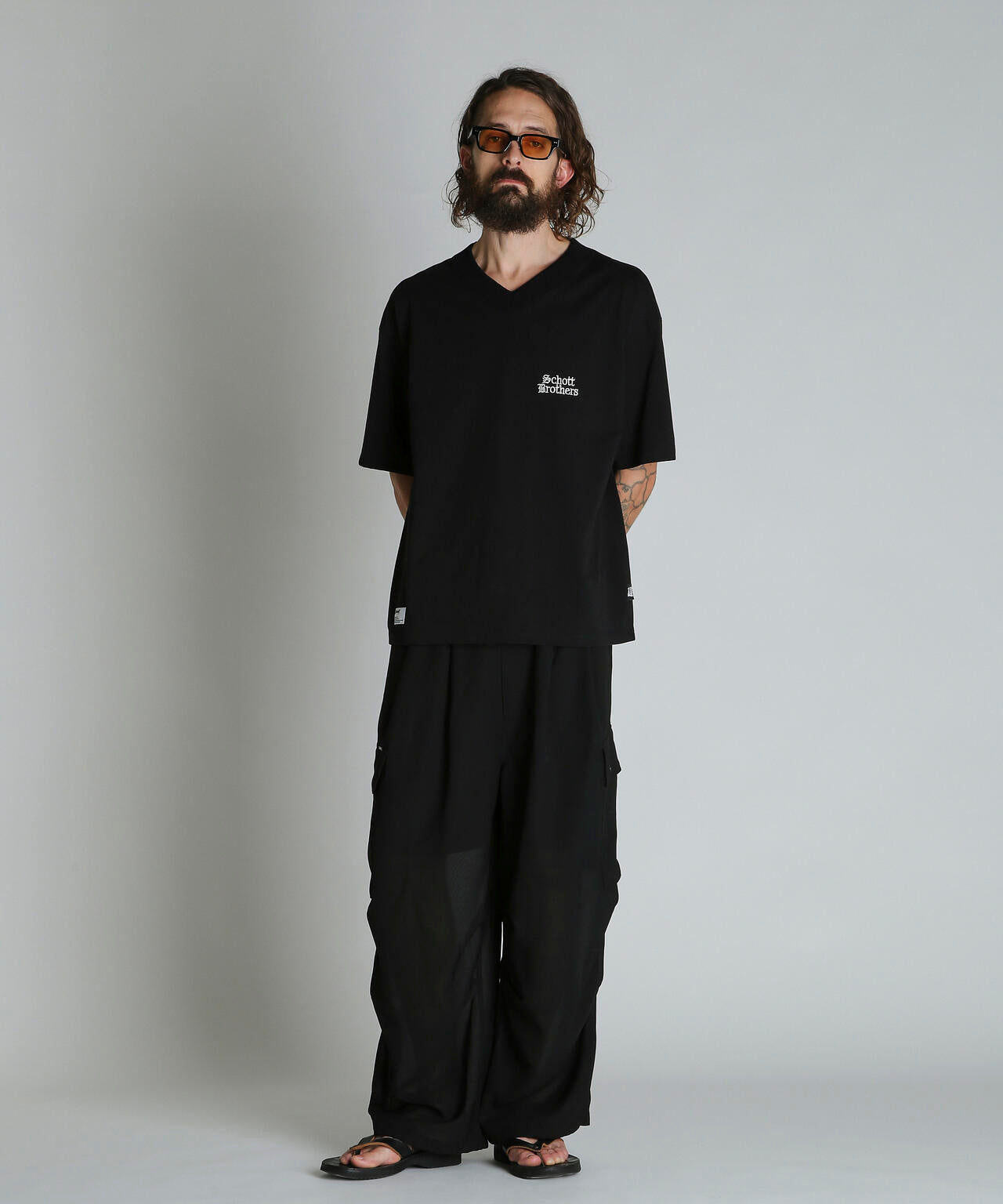 4月19日まで販売 Schott シフォン カーゴパンツ CHIFFON CARGO PANTS/シフォン カーゴパンツ | Schott（ショット