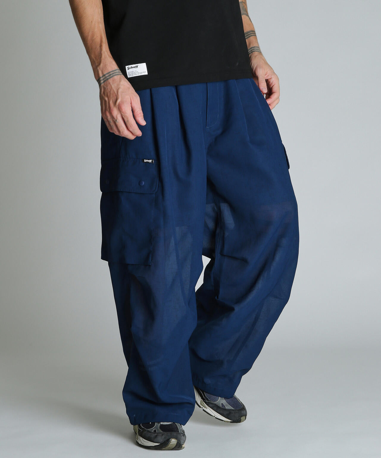 CHIFFON CARGO PANTS/シフォン カーゴパンツ | Schott（ショット