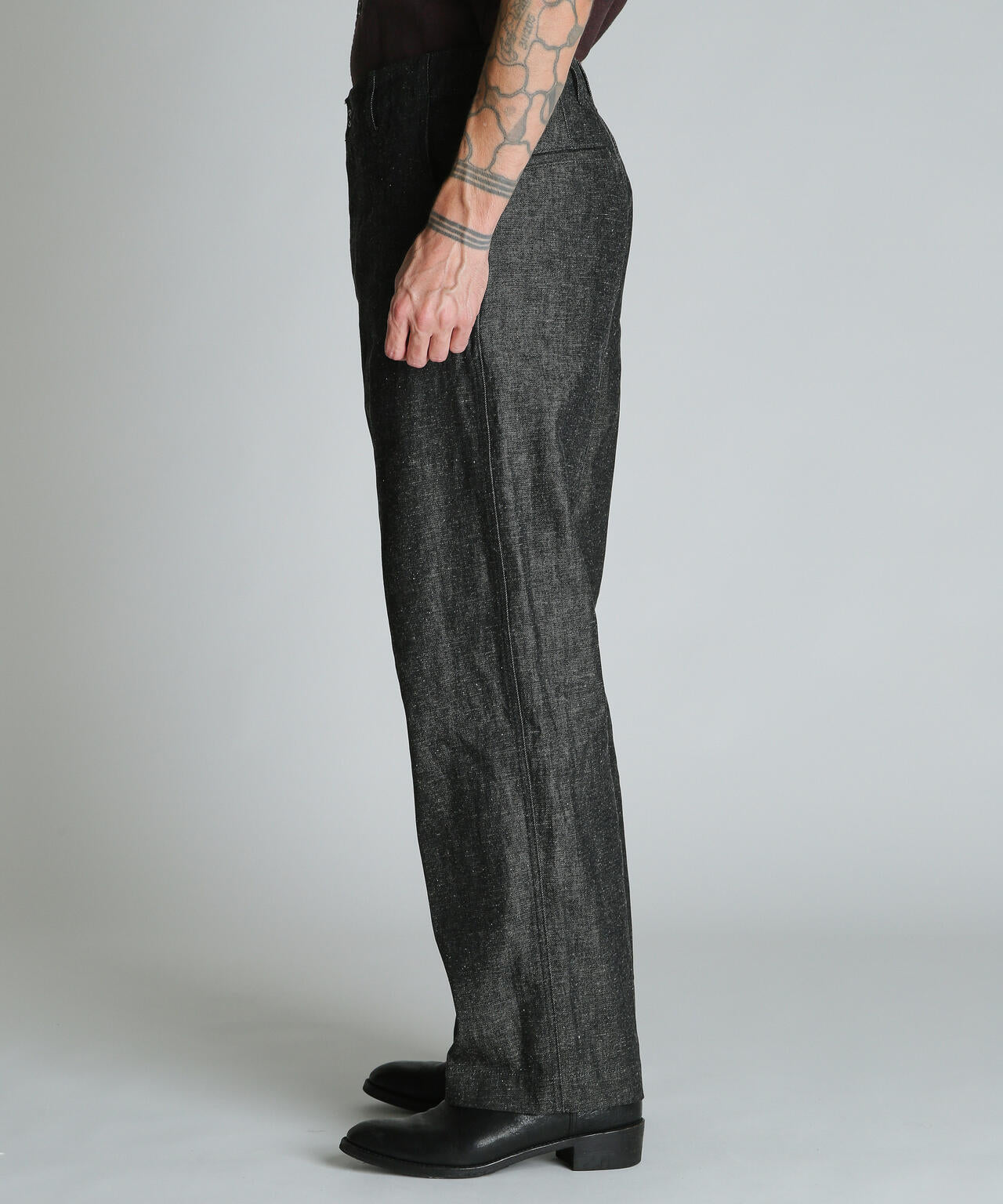 NEP DENIM RAW TROUSERS/ネップデニム ロウトラウザーズ | Schott