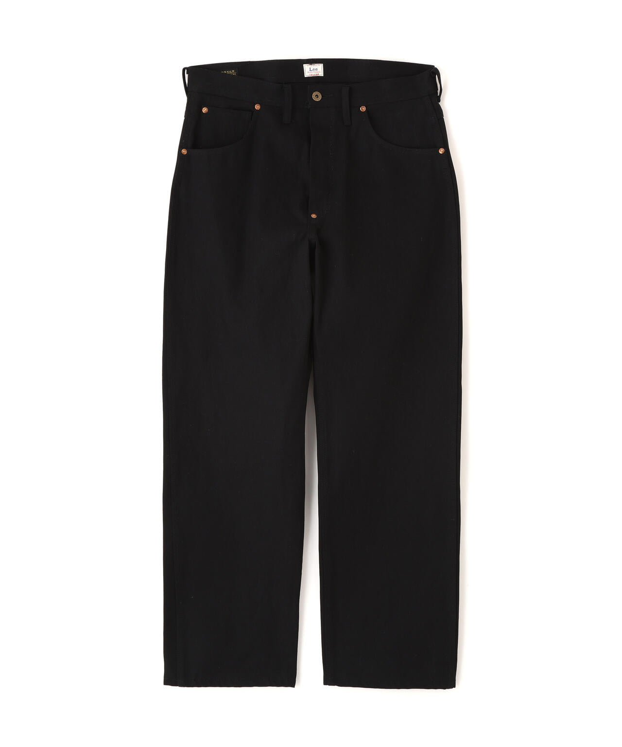 Schott × Lee COWBOY BLACK DENIM　pants 32 xLee/×リー/101 COWBOY BLACK DENIM PANTS/カウボーイ ブラックデニム