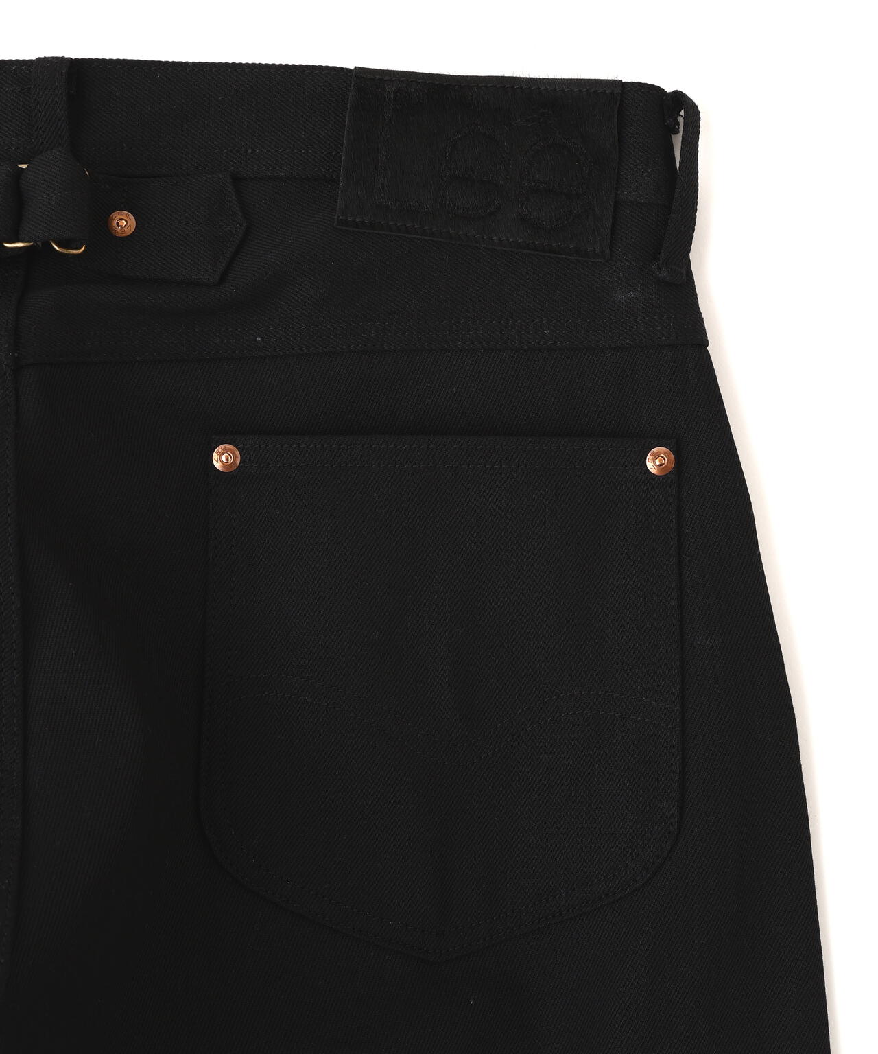 xLee/×リー/101 COWBOY BLACK DENIM PANTS/カウボーイ ブラックデニム