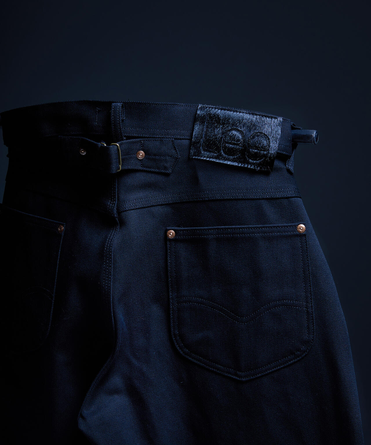 xLee/×リー/101 COWBOY BLACK DENIM PANTS/カウボーイ ブラックデニムパンツ