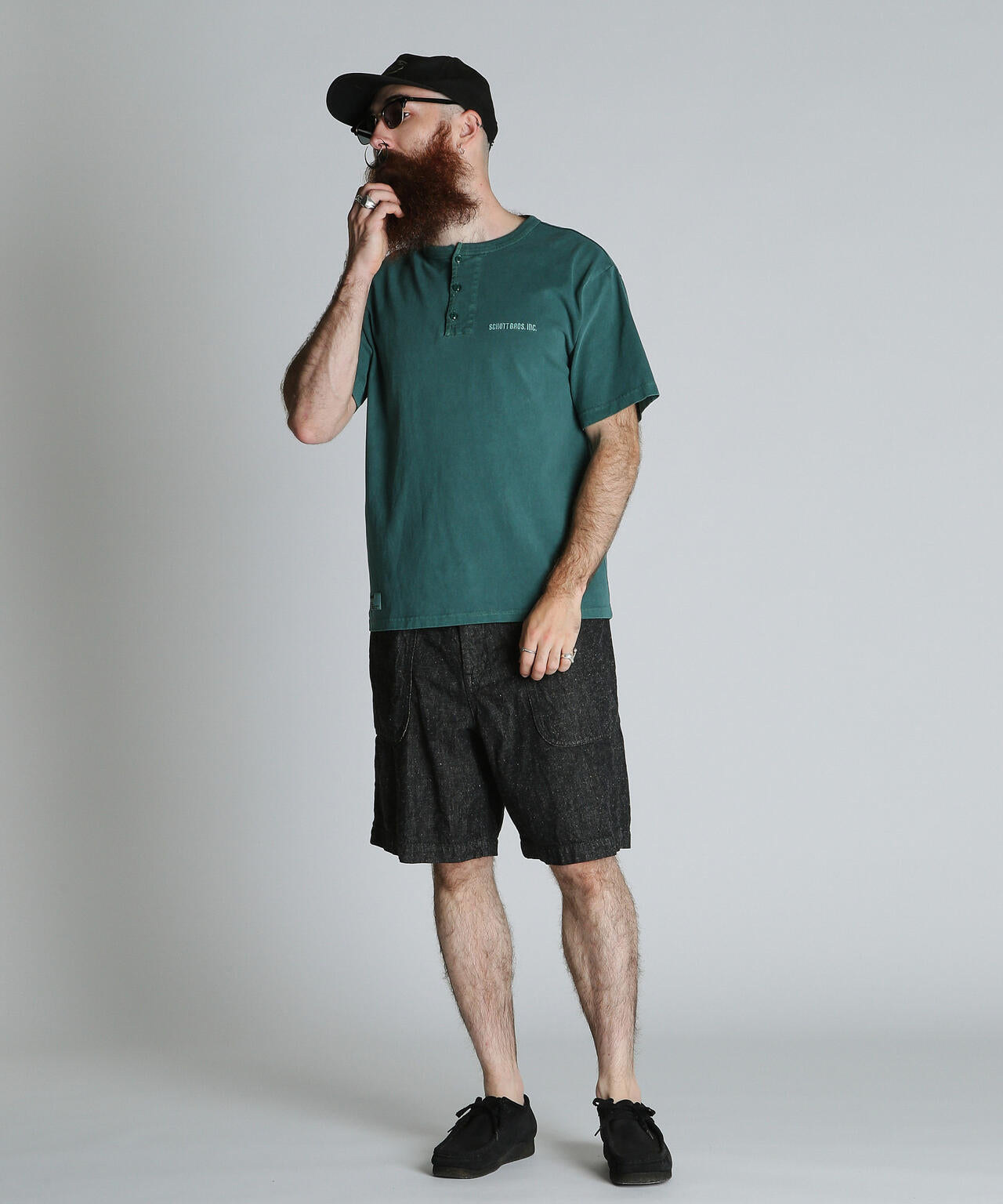JAPAN NEP DENIM SHORTS/ジャパン ネップデニム ショーツ | Schott