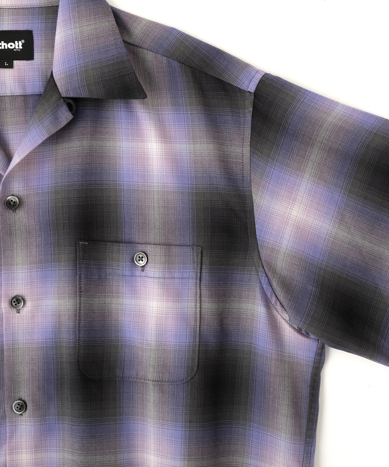 OMBRE CHECK SHIRT/オンブレチェックシャツ | Schott（ショット