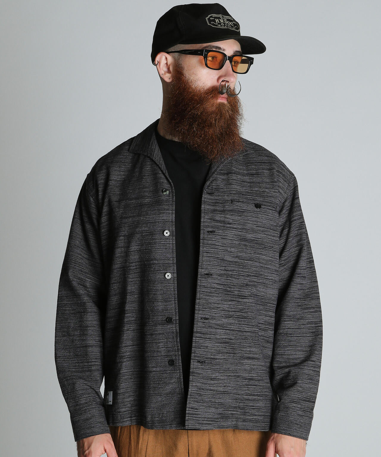 MIX SHARK COLLAR  SHIRT/ミックスシャーク カラーシャツ