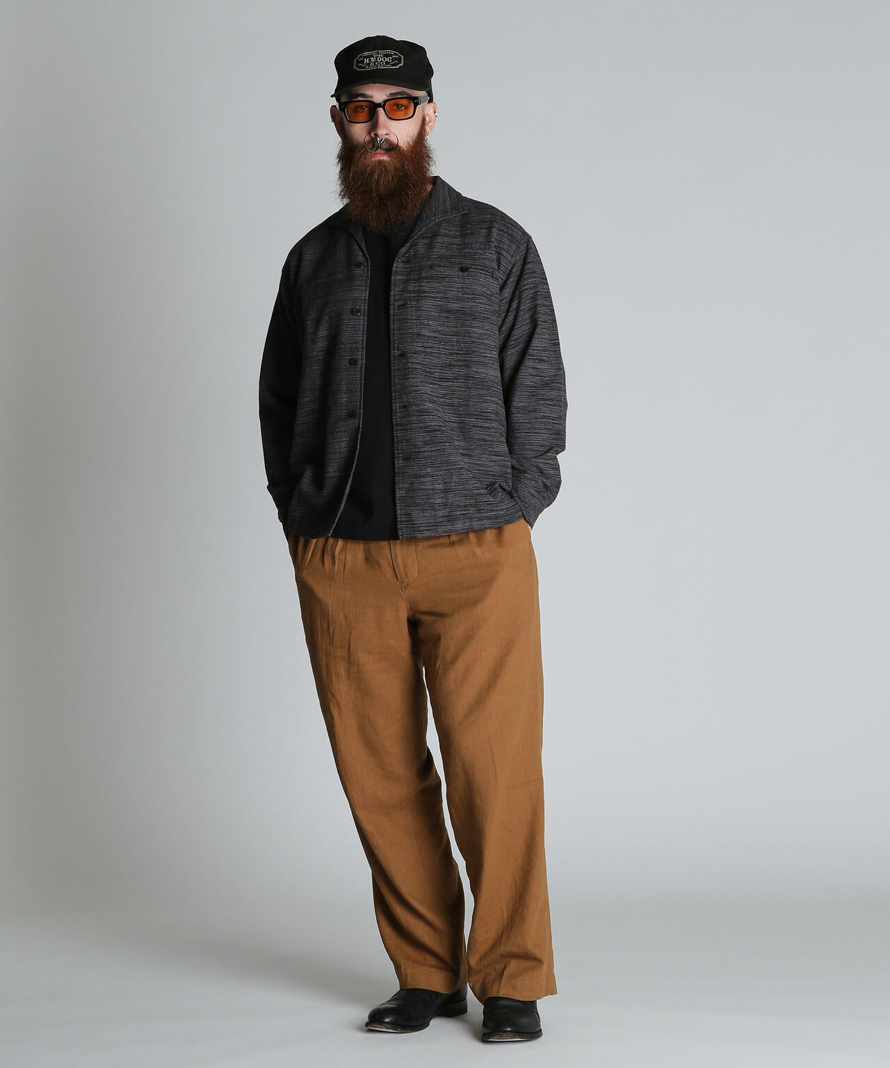 MIX SHARK COLLAR  SHIRT/ミックスシャーク カラーシャツ