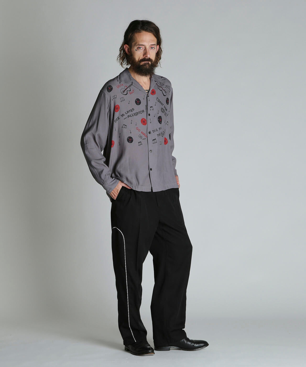 ROCK'N ROLL RAYON SHIRT/ロックンロール レーヨンシャツ