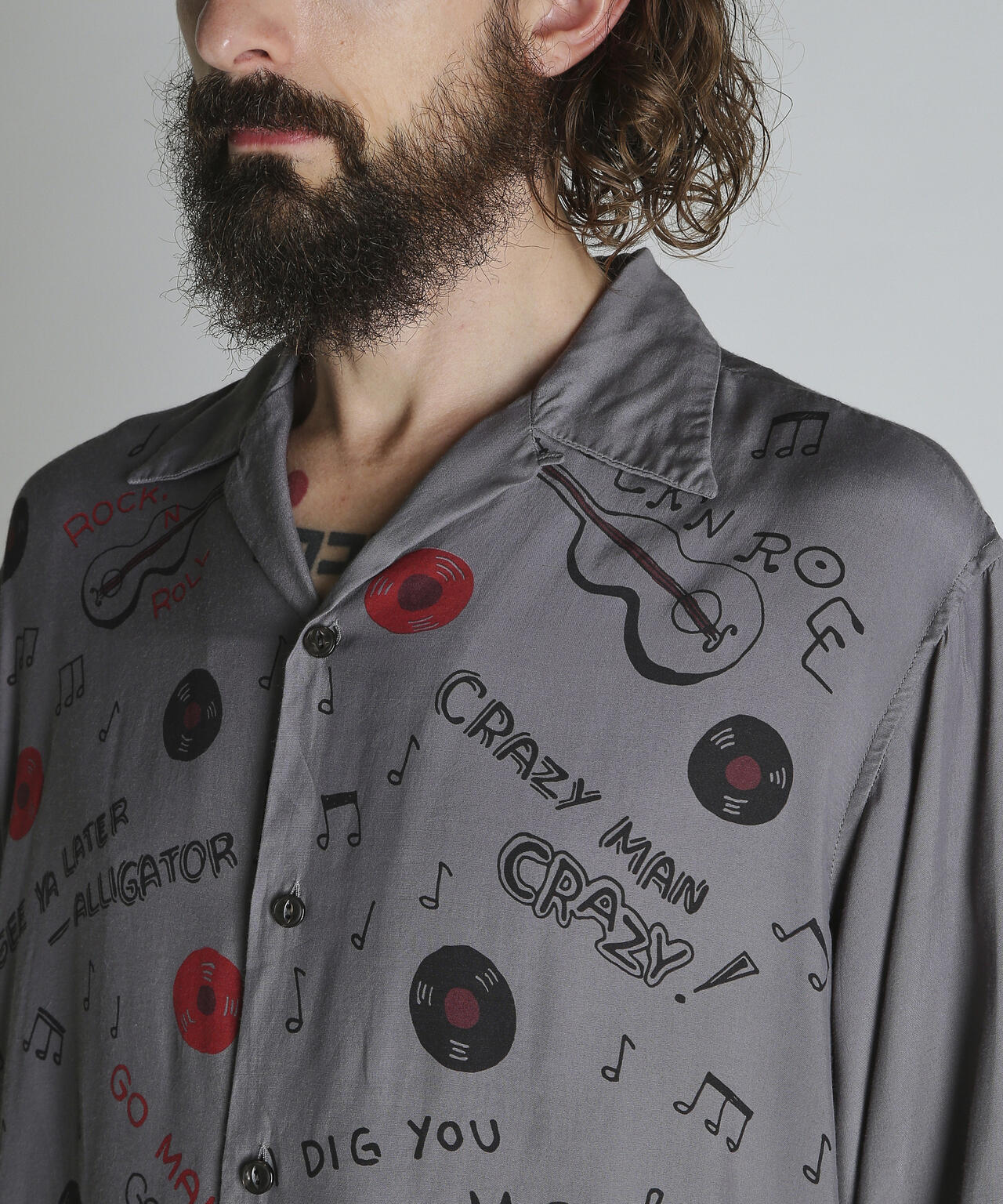 ROCK'N ROLL RAYON SHIRT/ロックンロール レーヨンシャツ