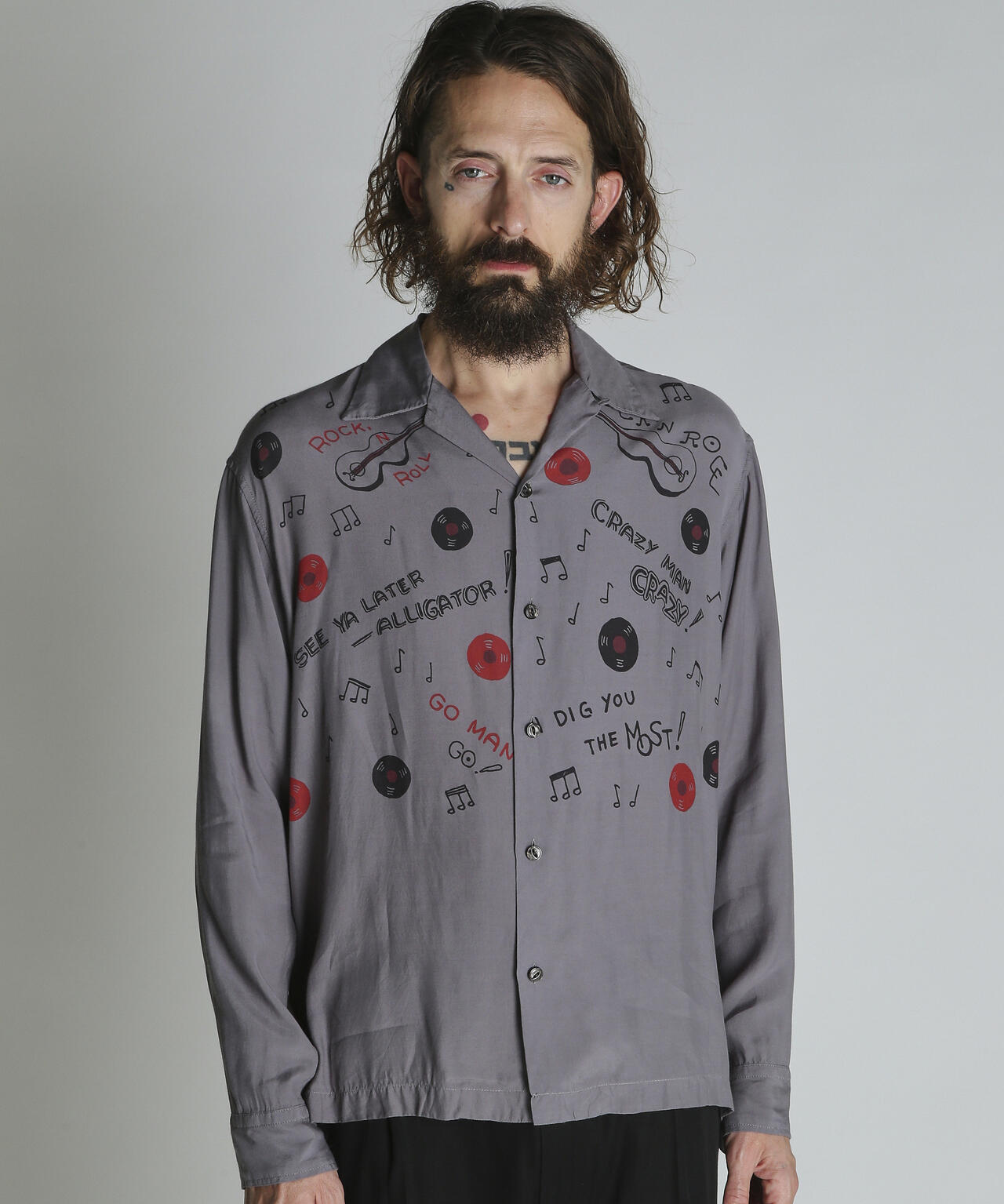ROCK'N ROLL RAYON SHIRT/ロックンロール レーヨンシャツ | Schott