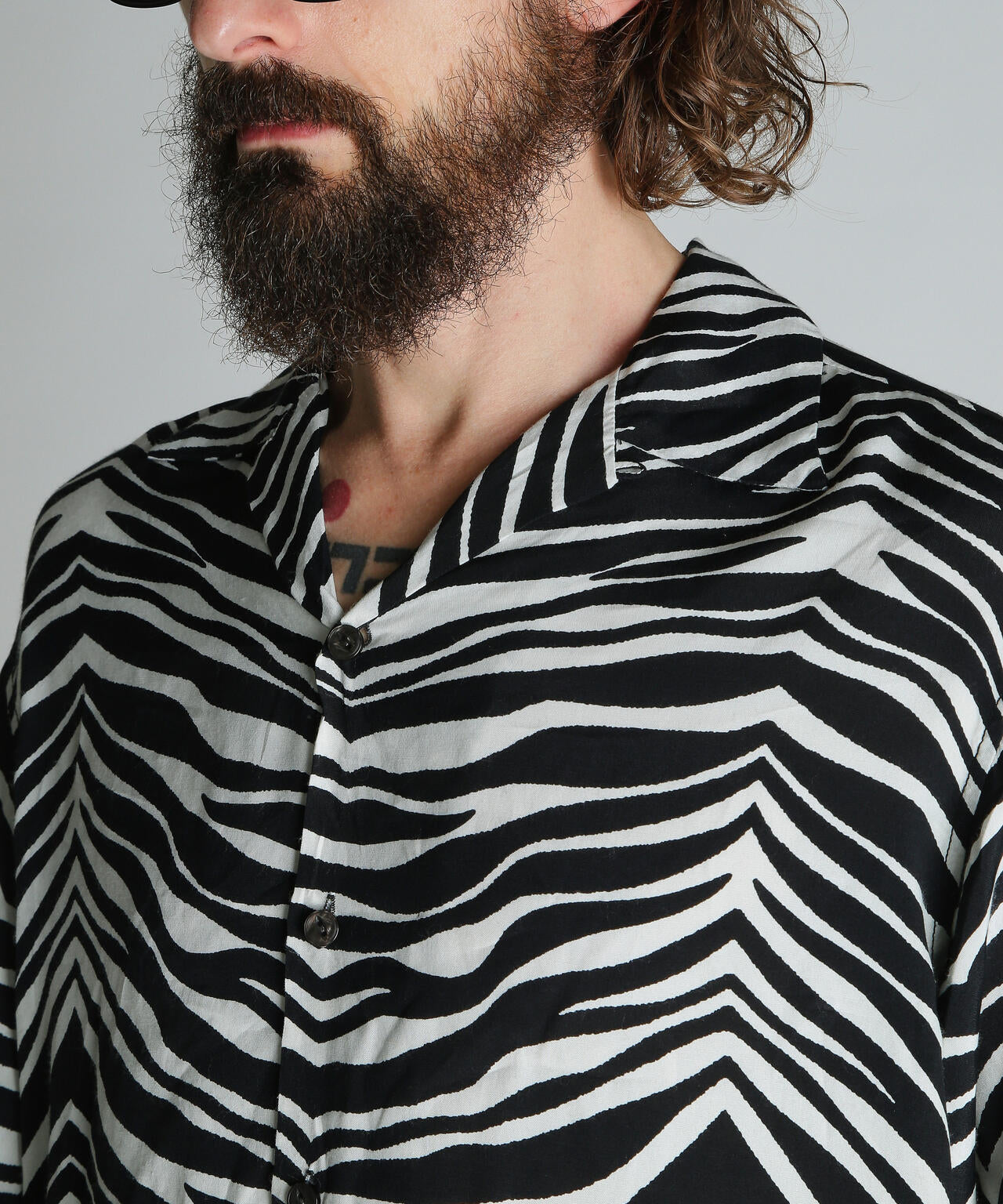 ZEBRA RAYON SHIRT/ゼブラレーヨンシャツ