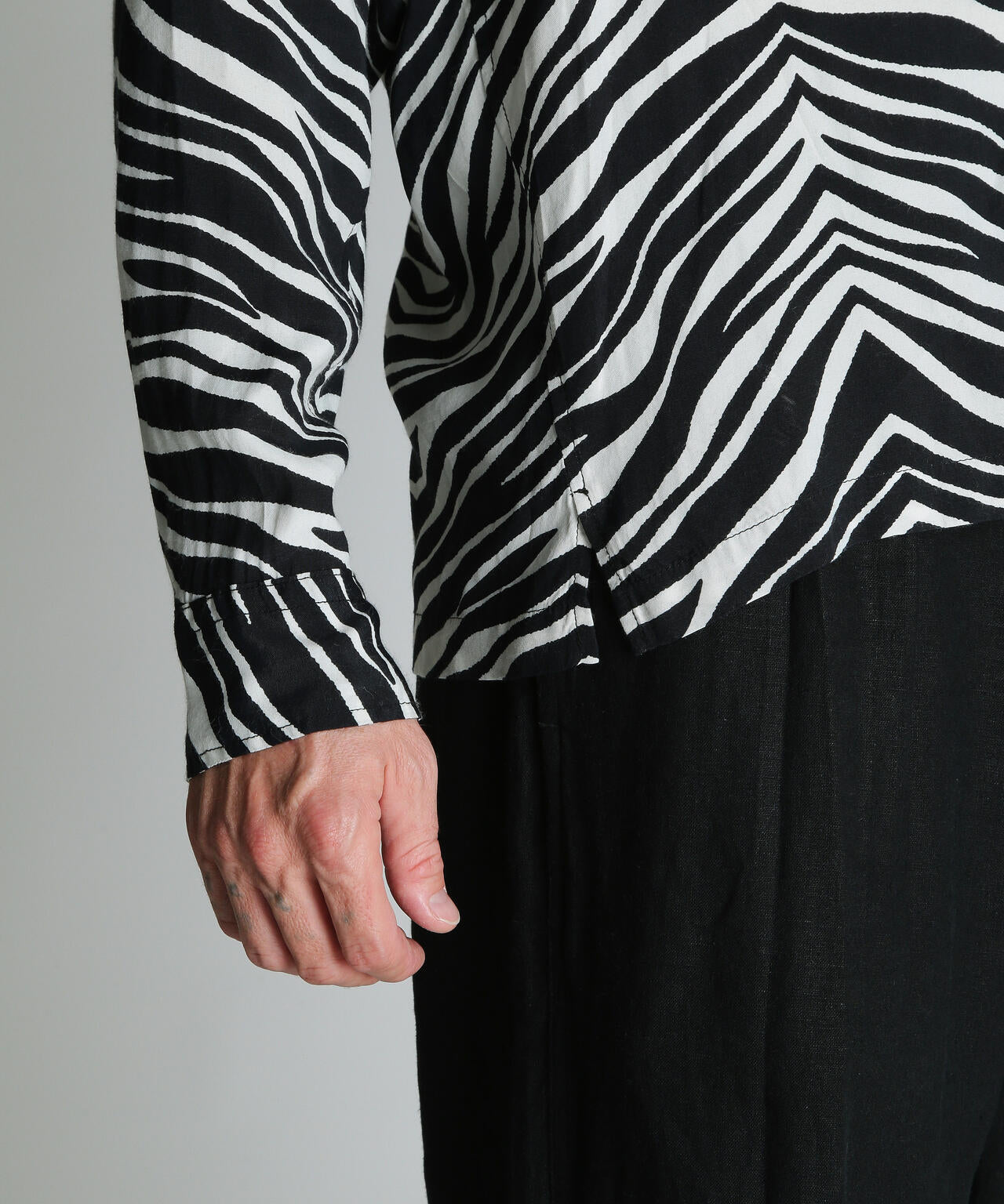 ZEBRA RAYON SHIRT/ゼブラレーヨンシャツ