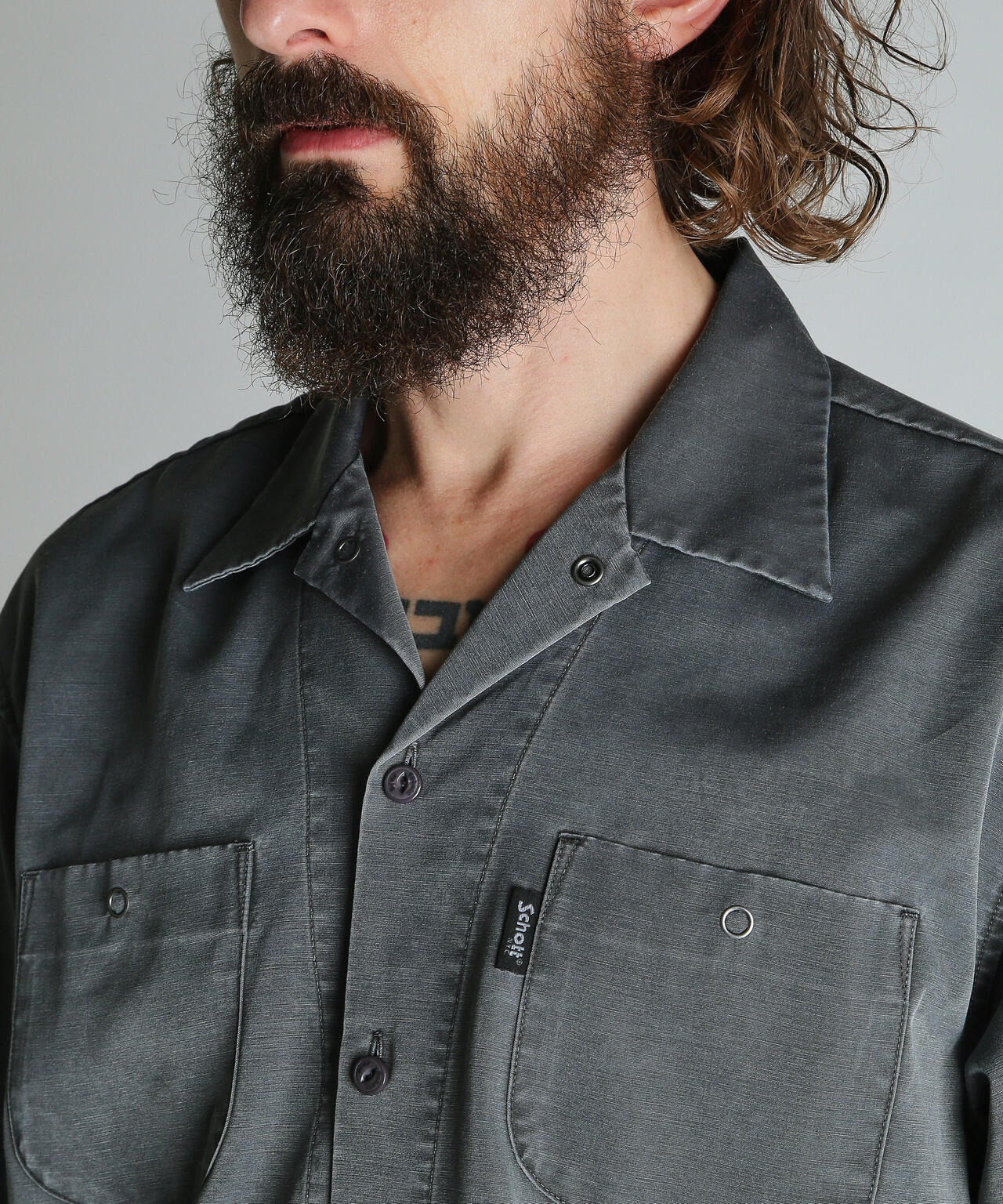 SNOW WASH TC SHIRT/スノー ウォッシュ シャツ | Schott（ショット
