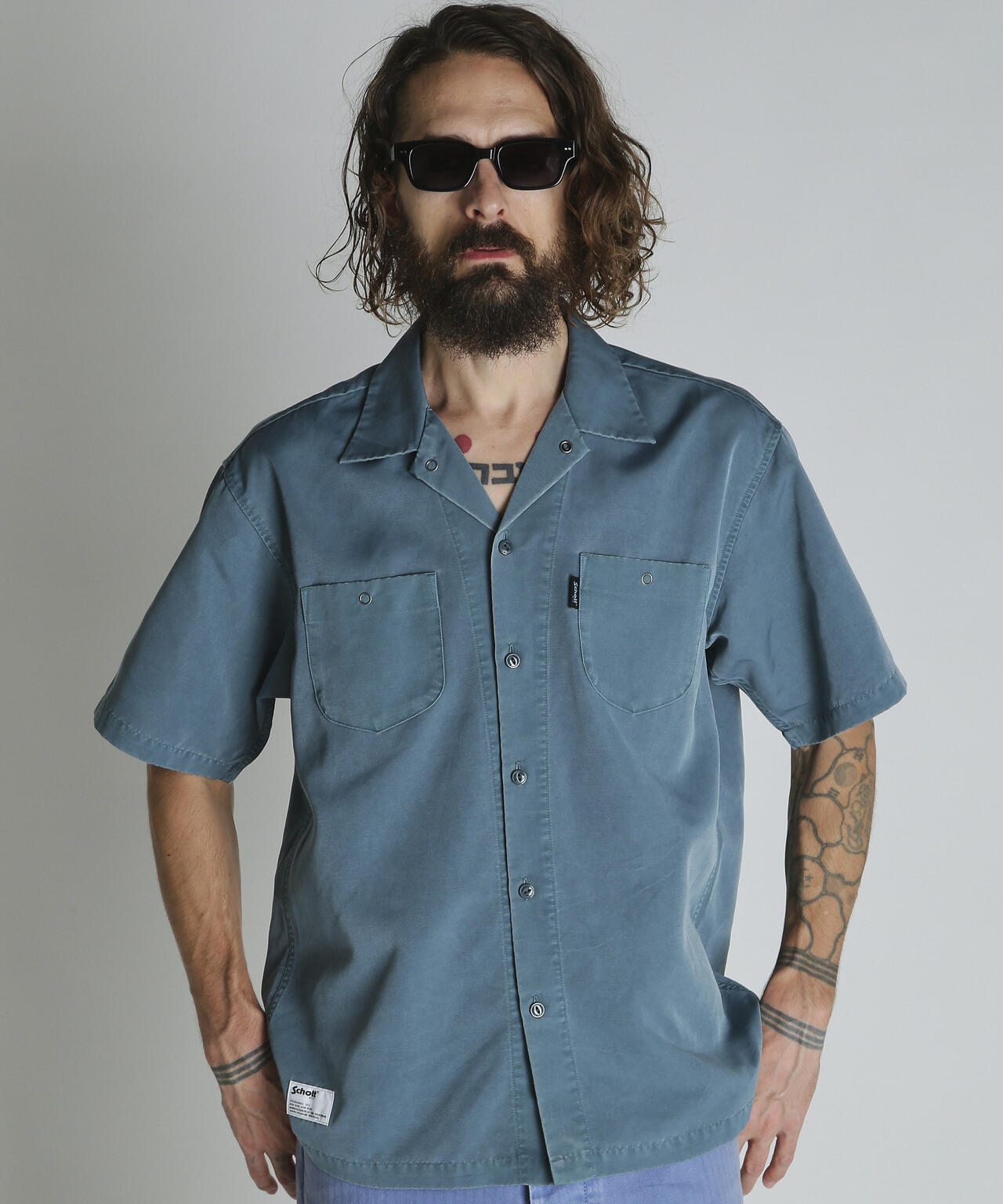 SNOW WASH TC SHIRT/スノー ウォッシュ シャツ | Schott（ショット