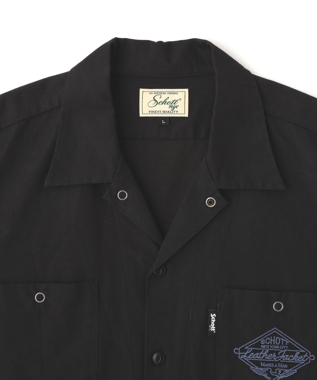 NC SHIRT EMB/エヌシー 刺繍 シャツ | Schott（ショット） ｜【公式