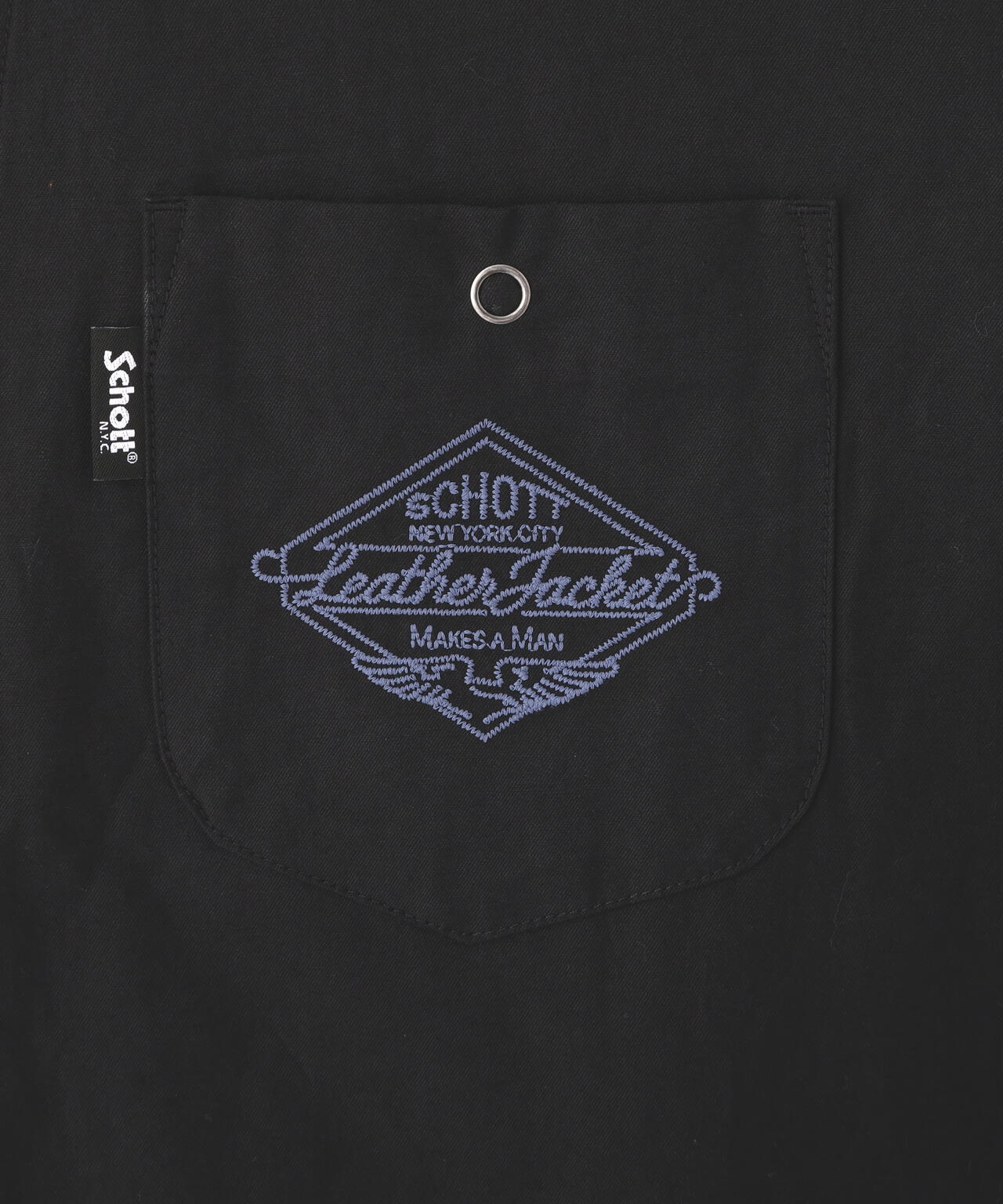 NC SHIRT EMB/エヌシー 刺繍 シャツ | Schott（ショット） ｜【公式