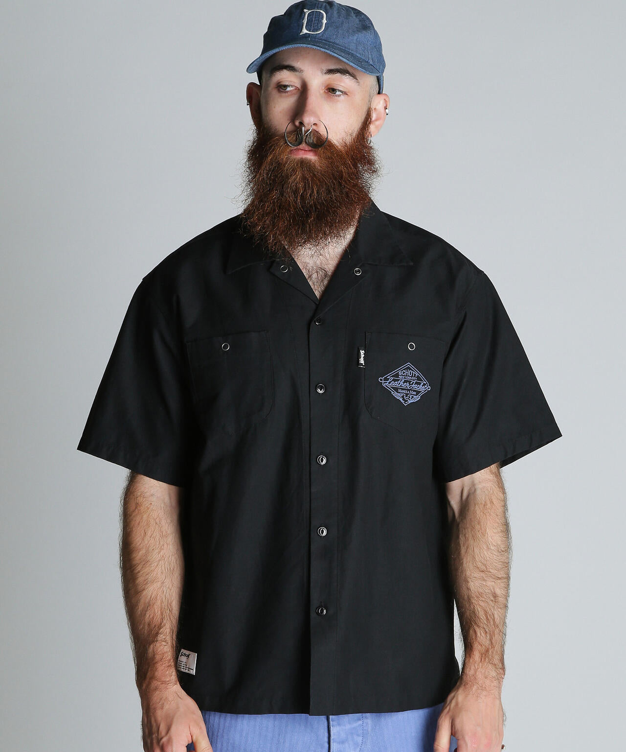 NC SHIRT EMB/エヌシー 刺繍 シャツ | Schott（ショット） ｜【公式