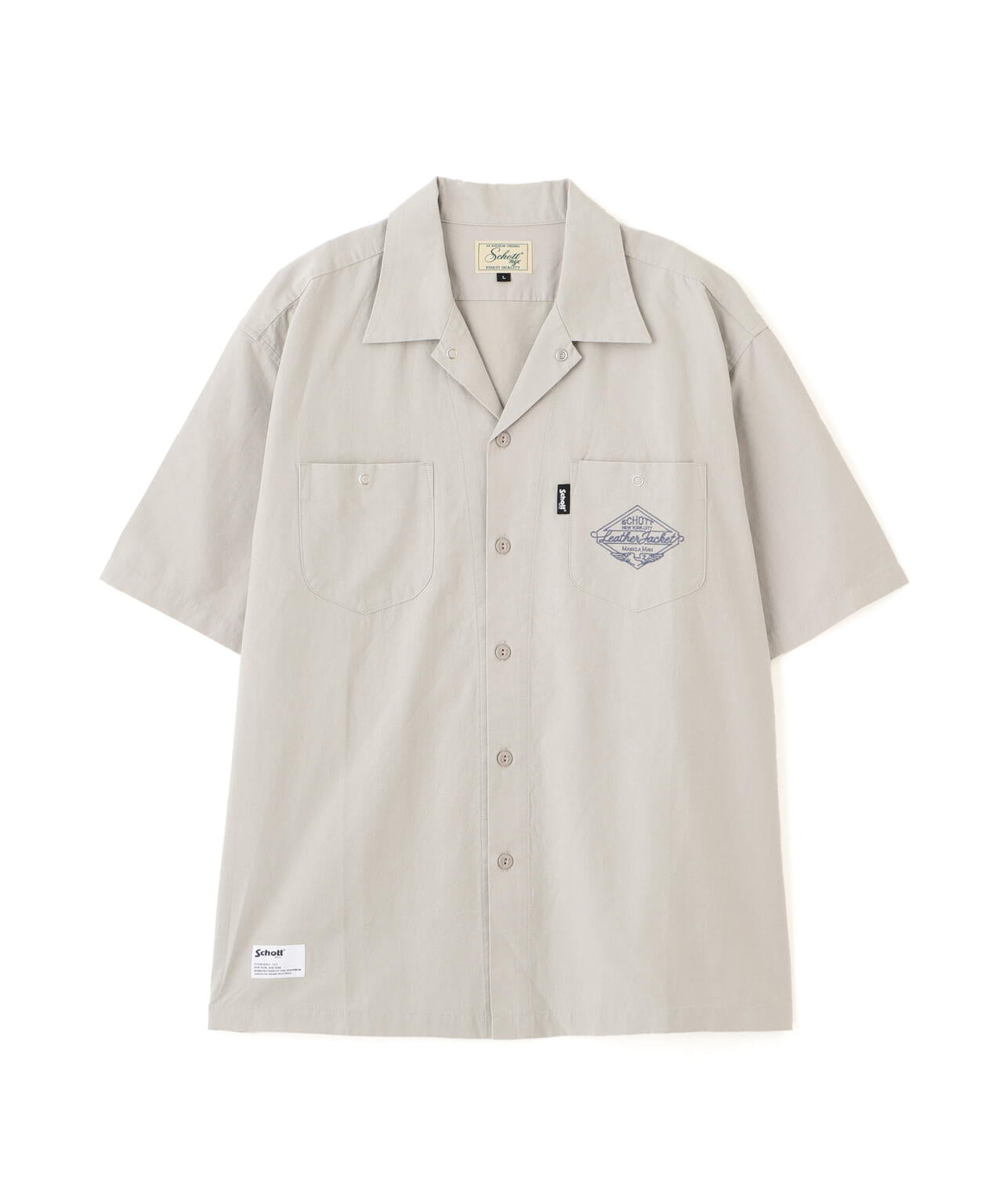 NC SHIRT EMB/エヌシー 刺繍 シャツ | Schott（ショット） ｜【公式