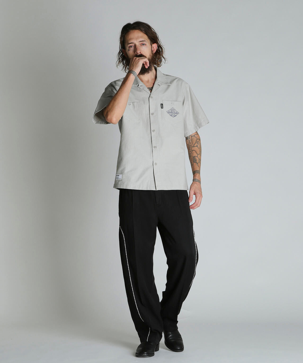 NC SHIRT EMB/エヌシー 刺繍 シャツ | Schott（ショット） ｜【公式