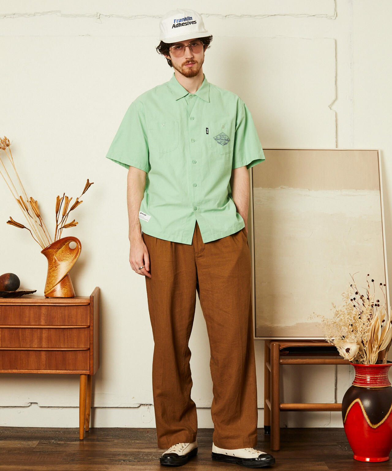 NC SHIRT EMB/エヌシー 刺繍 シャツ | Schott（ショット） ｜【公式