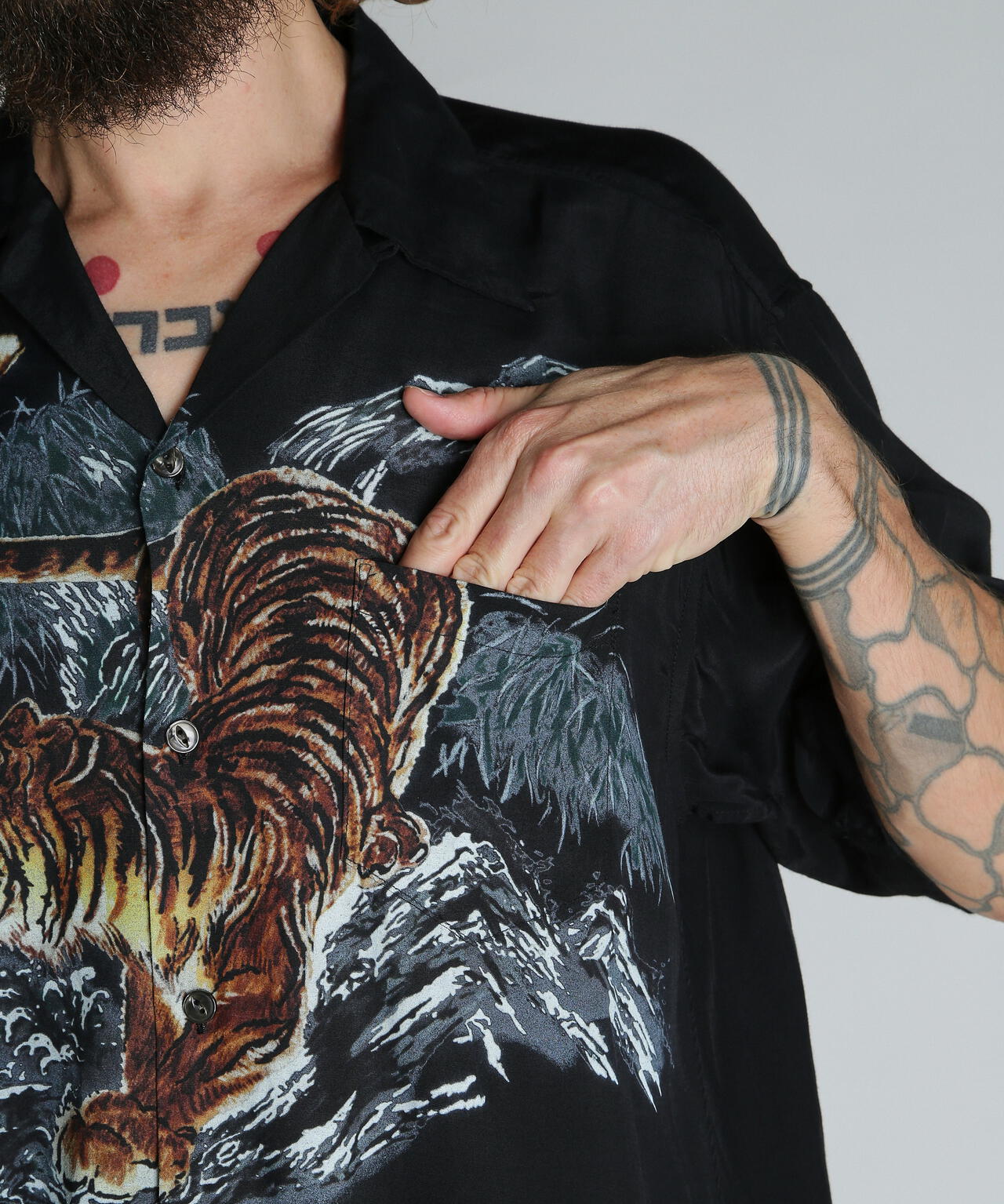 TIGER RAYON SHIRT/タイガー レーヨン シャツ | Schott（ショット
