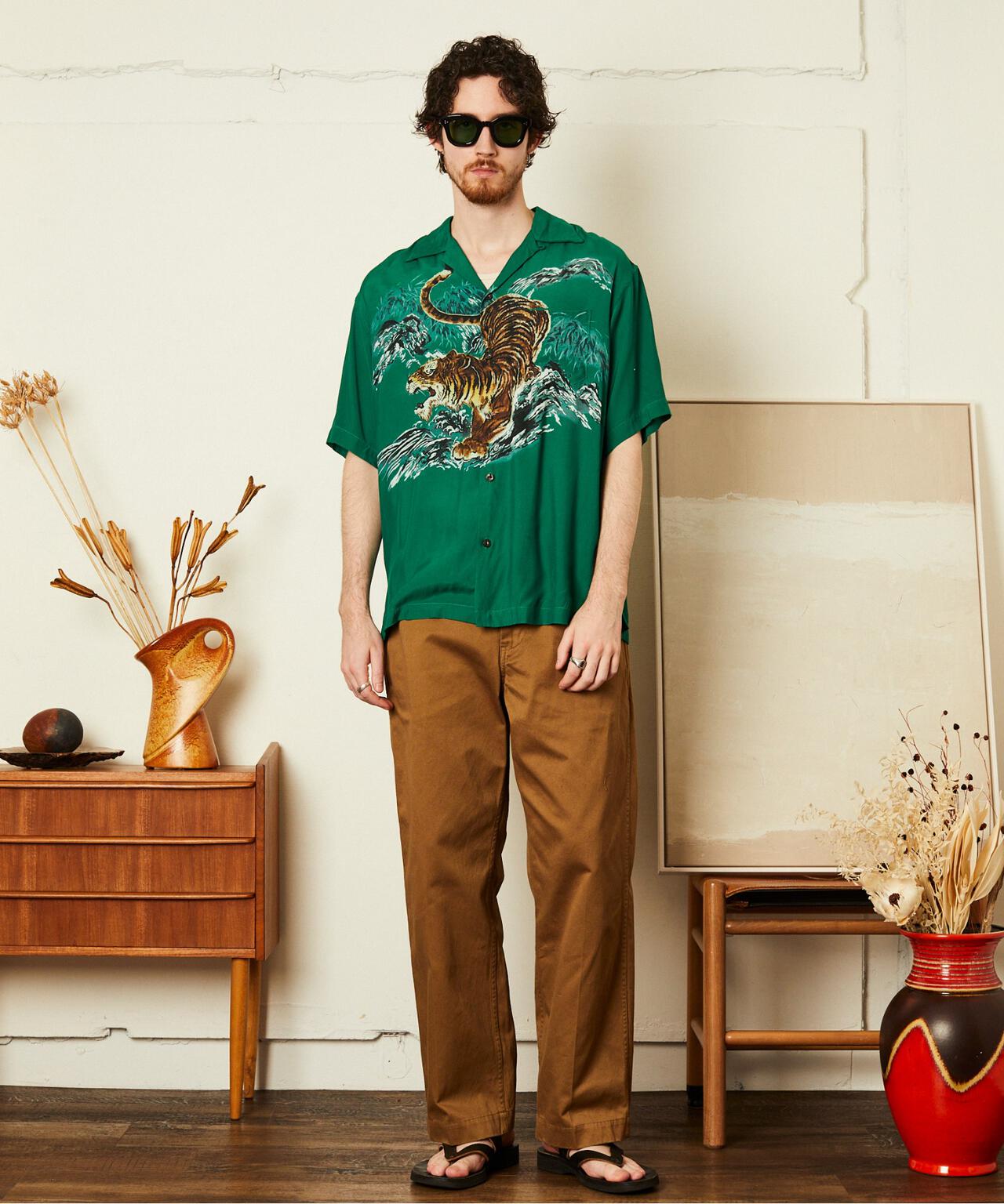 TIGER RAYON SHIRT/タイガー レーヨン シャツ | Schott（ショット