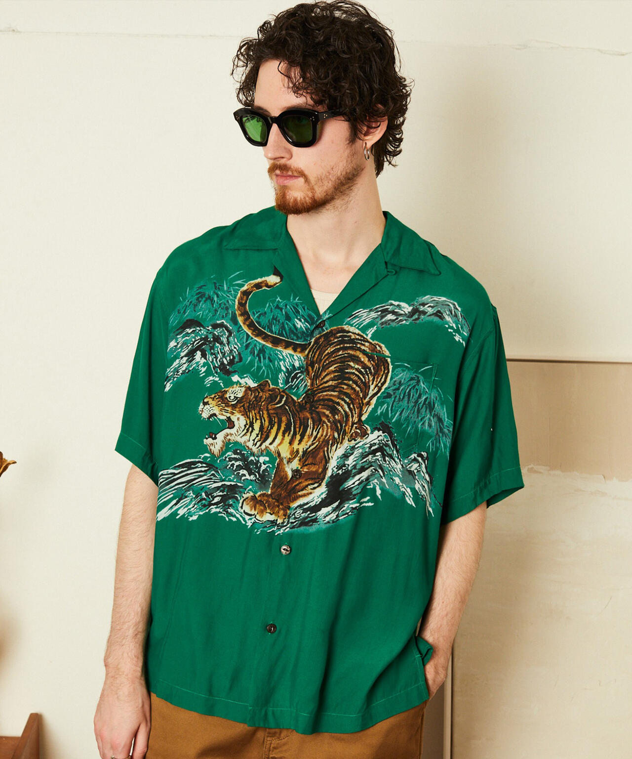 TIGER RAYON SHIRT/タイガー レーヨン シャツ | Schott（ショット