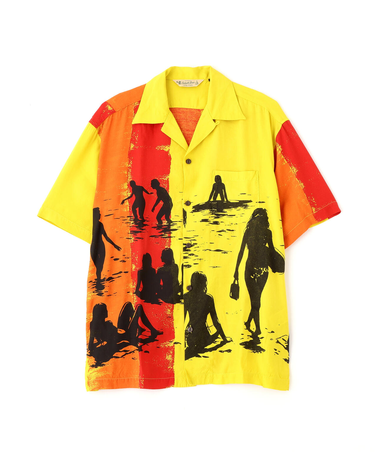 BEACH GIRLS RAYON SHIRT/ビーチガール レーヨンシャツ | Schott