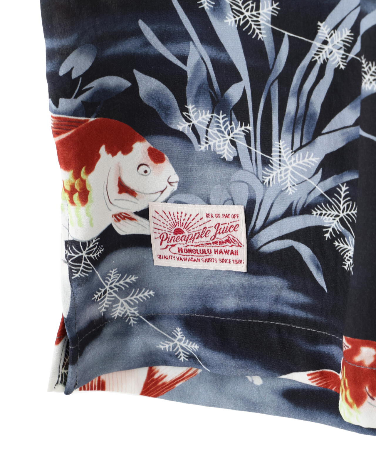 ×PJ/×パイナップルジュース/GOLDFISH RAYON SHIRT/ゴールドフィッシュ レーヨン シャツ