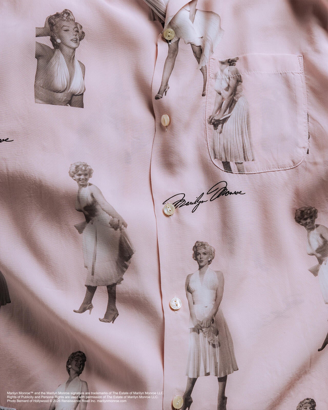 MARILYN MONROE RAYON SHIRT/マリリンモンロー レーヨンシャツ