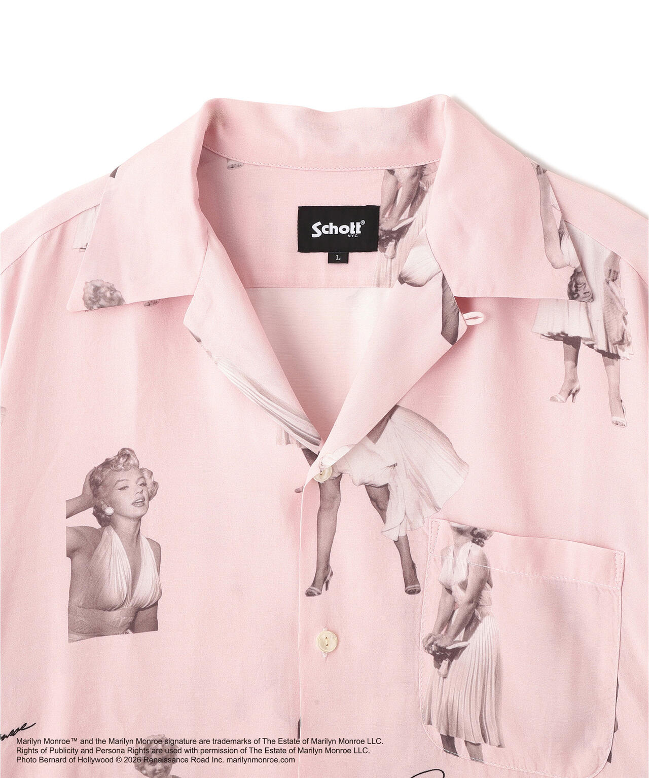 MARILYN MONROE RAYON SHIRT/マリリンモンロー レーヨンシャツ
