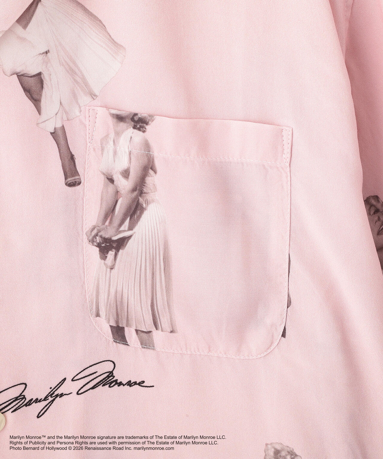 MARILYN MONROE RAYON SHIRT/マリリンモンロー レーヨンシャツ