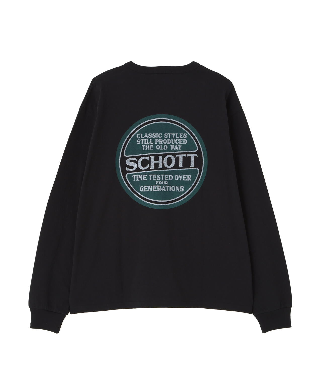 LS CIRCLE LOGO T-SHIRT/サークルログ ロンT | Schott（ショット