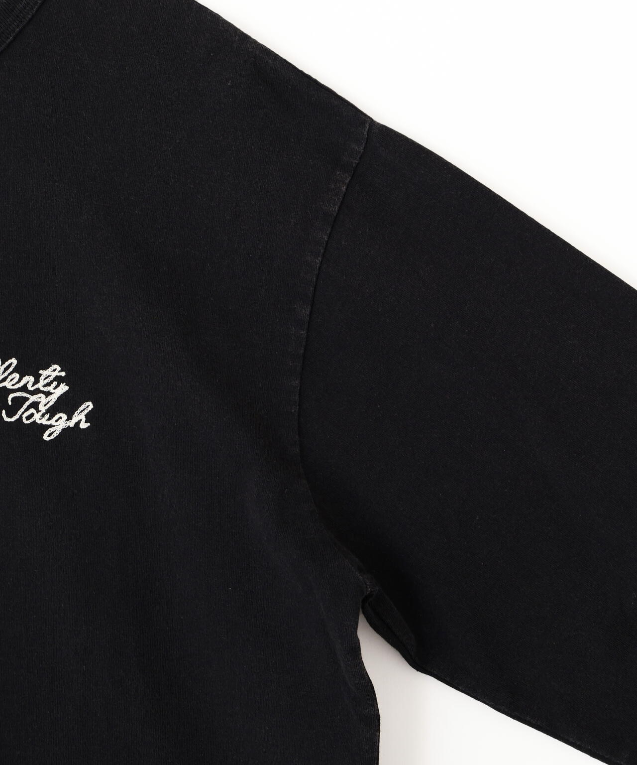 PLENTY TOUGH EMB. HENLEY LS T-SHIRT/プレンティタフ 刺繍ヘンリー