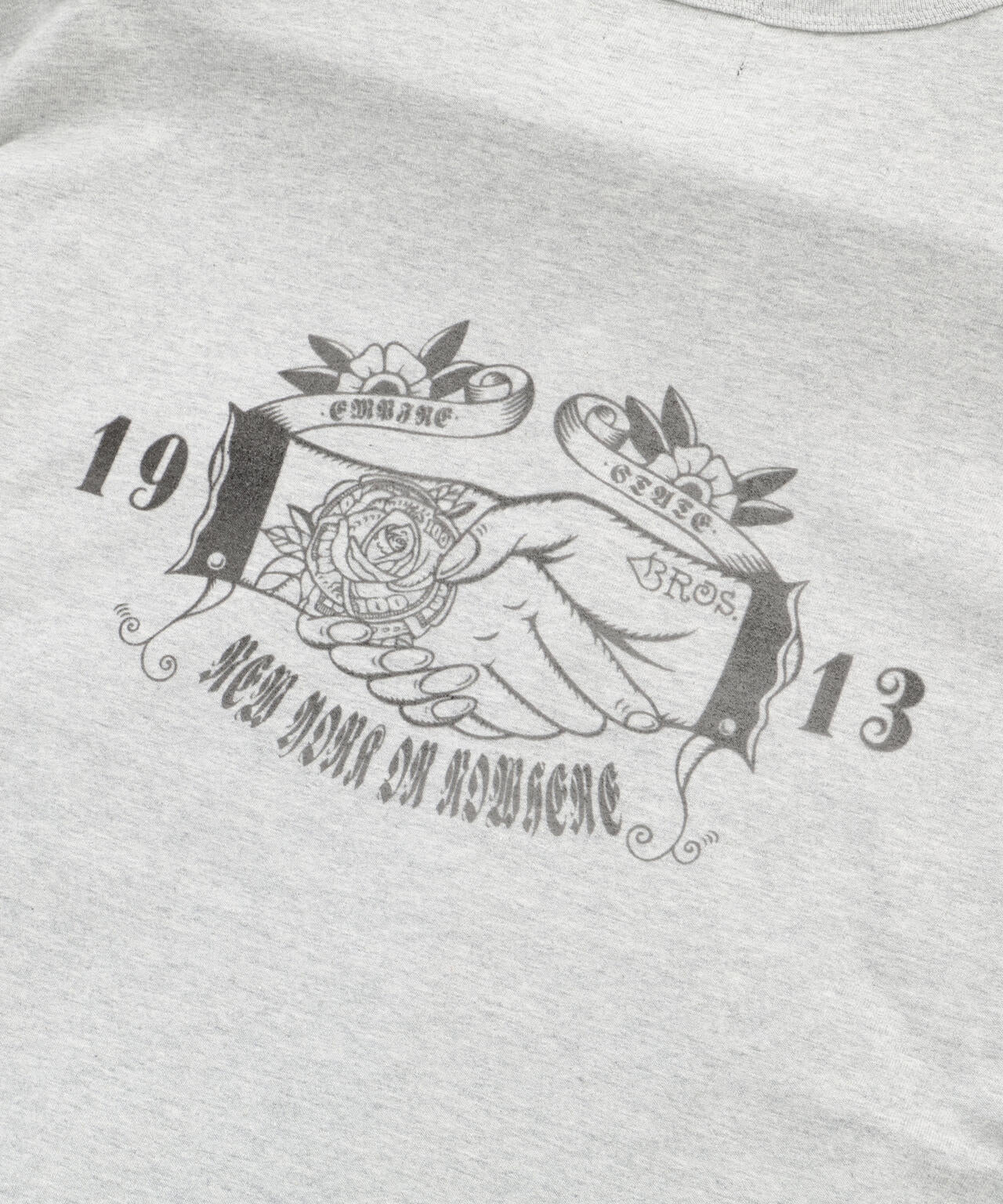 SHAKEHAND HENLEY LS T-SHIRT/シェイクハンド ヘンリーロンT | Schott