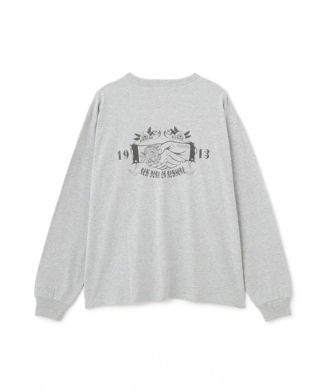 SHAKEHAND HENLEY LS T-SHIRT/シェイクハンド ヘンリーロンT | Schott