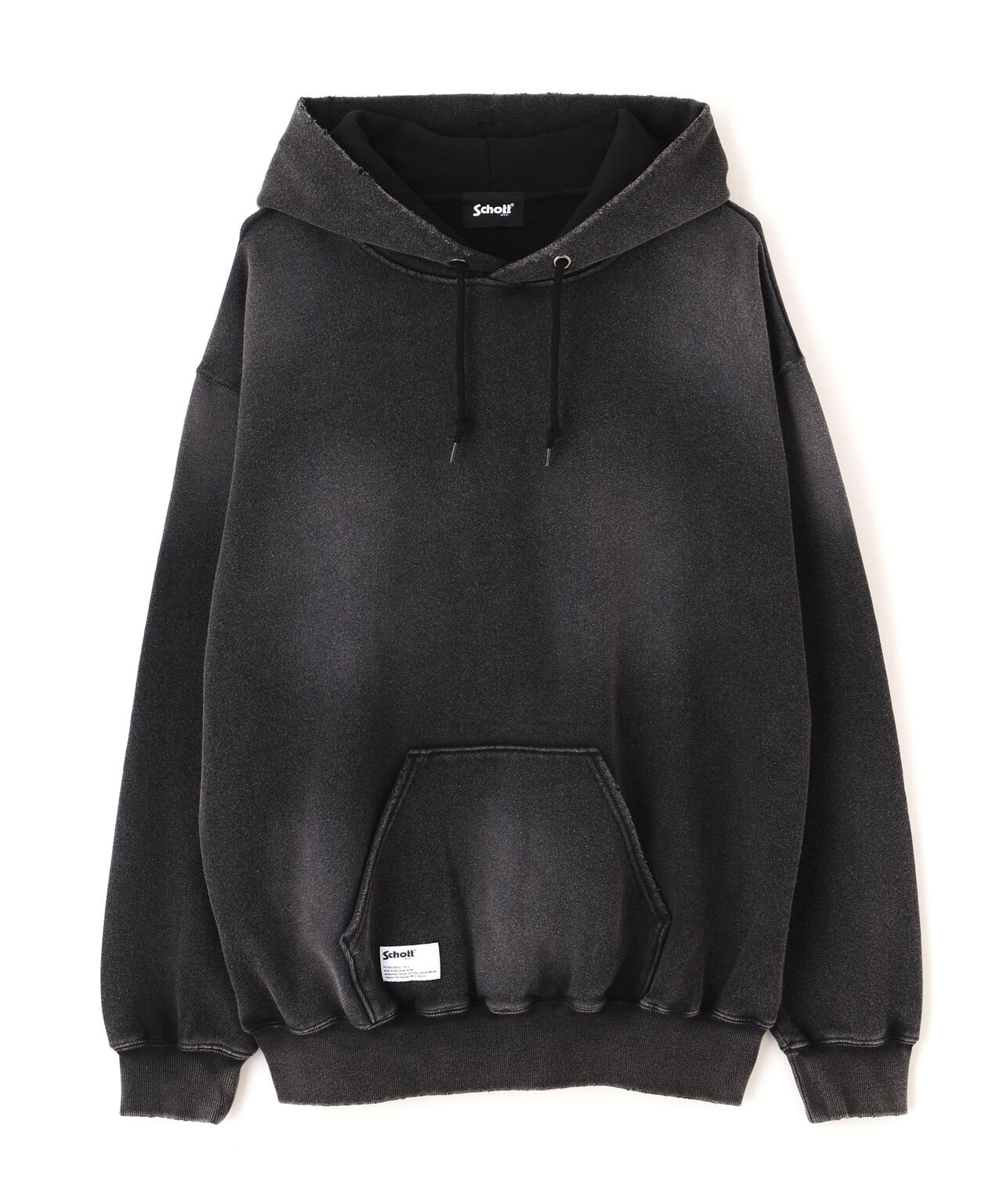ASING HOODED SWEAT/エイジング スウェット パーカー | Schott