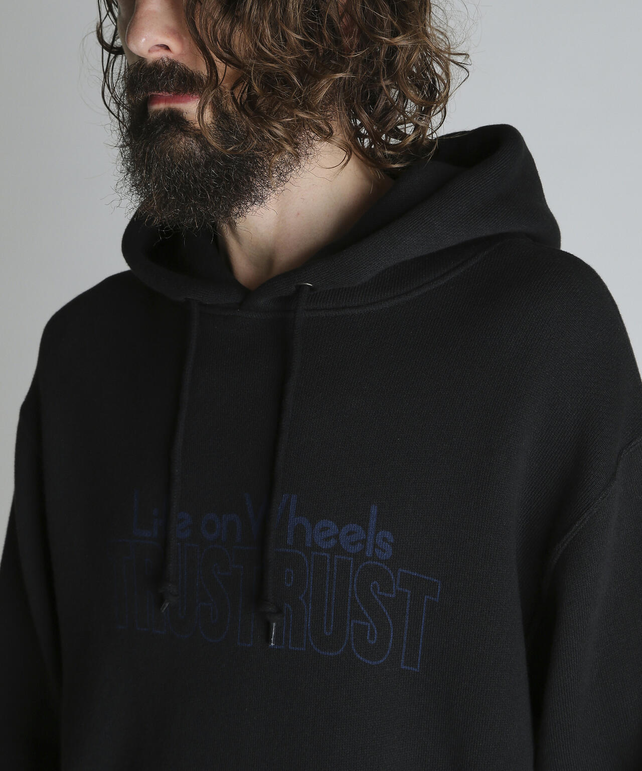TRUST RUST HOODED KNIT SWEAT/トラストラスト ニットスウェット