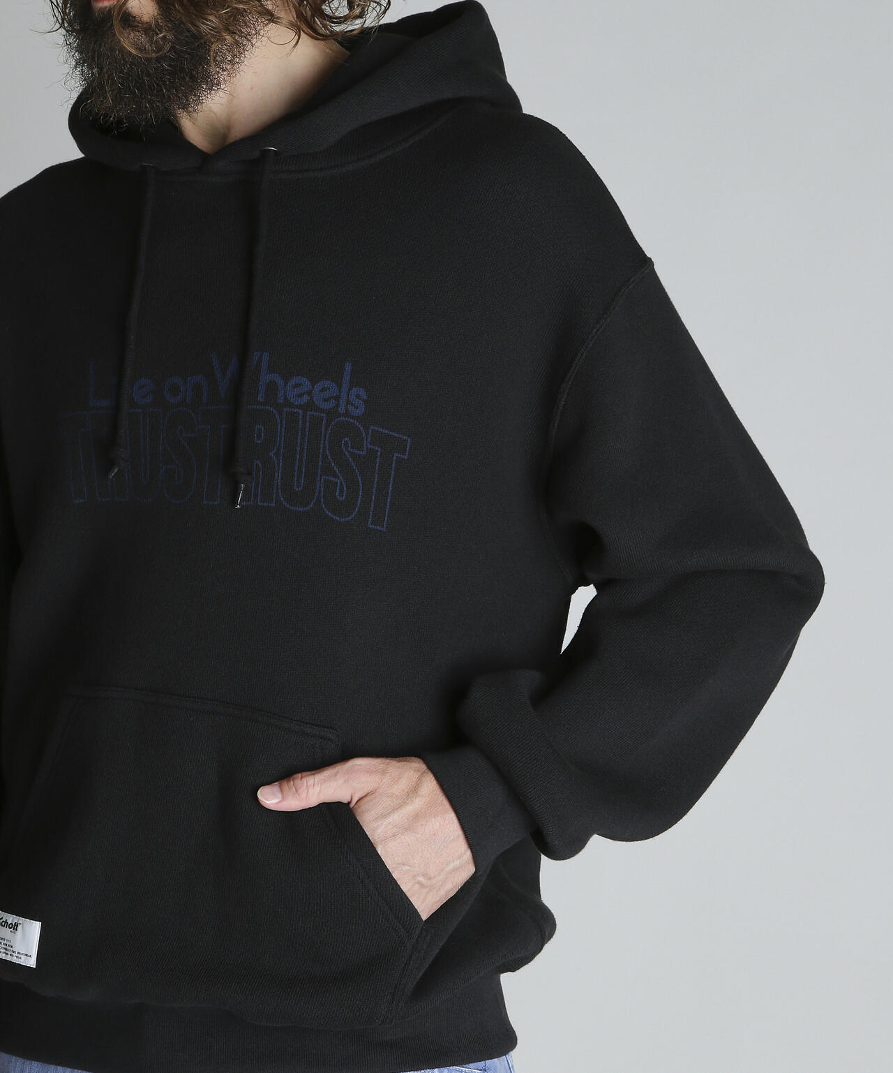 TRUST RUST HOODED KNIT SWEAT/トラストラスト ニットスウェット