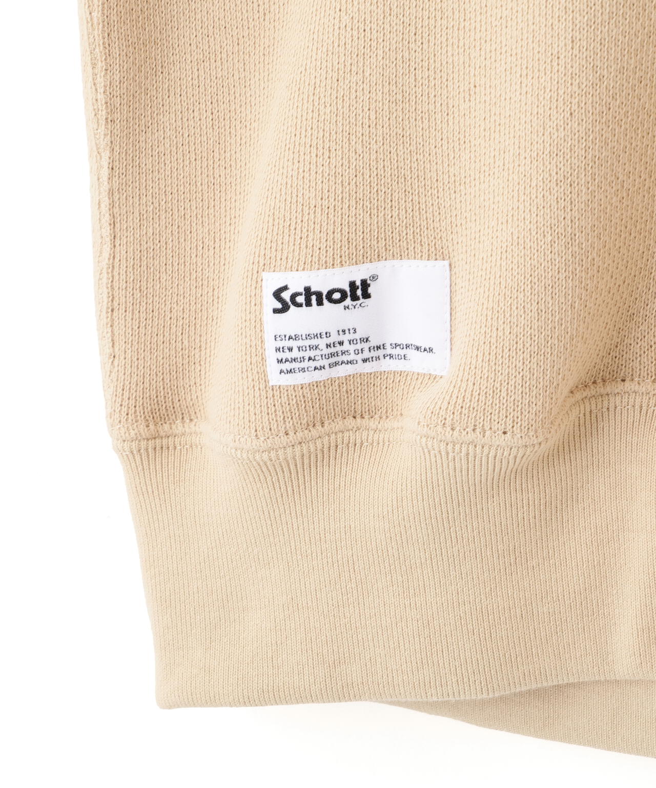 SHIELD CREW KNIT SWEAT/シールド クルー ニットスウェット | Schott