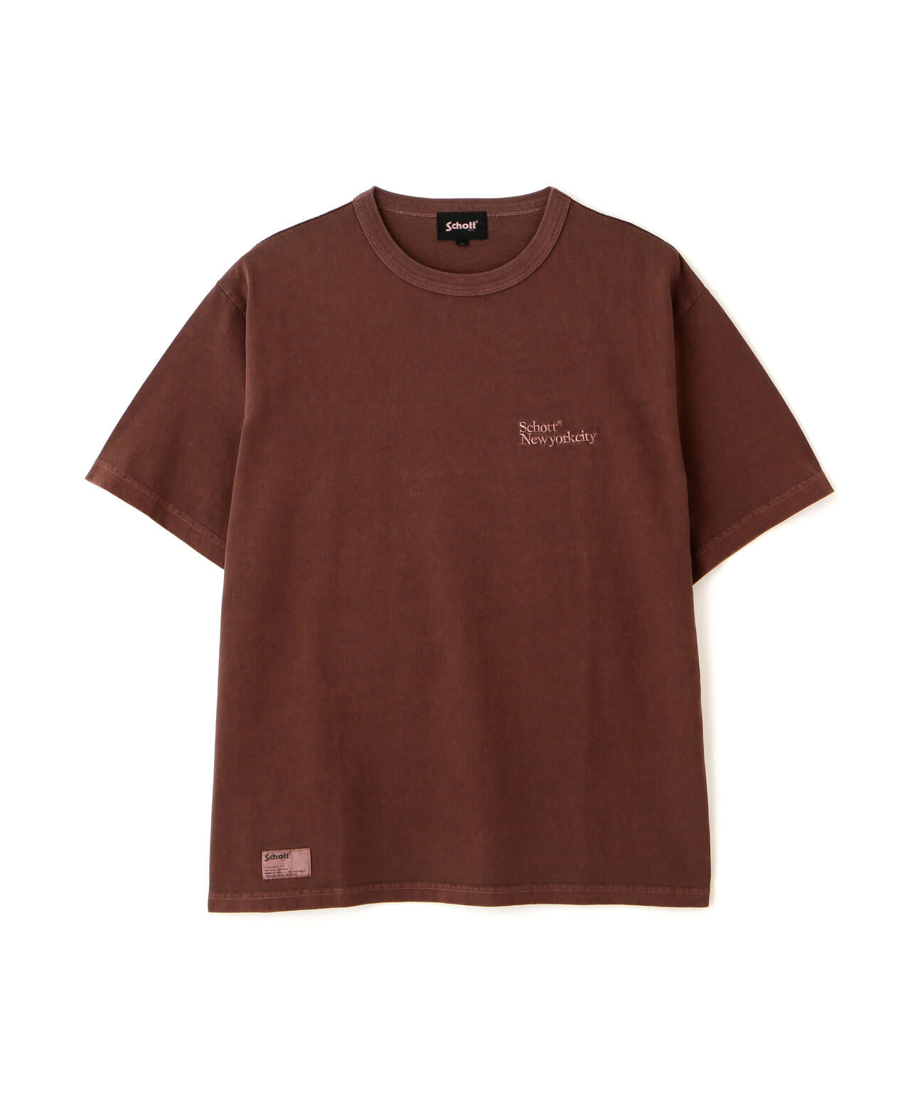 Schott NEW YORK CITY EMB. T-SHIRT/ショット ニューヨークシティ 刺繍