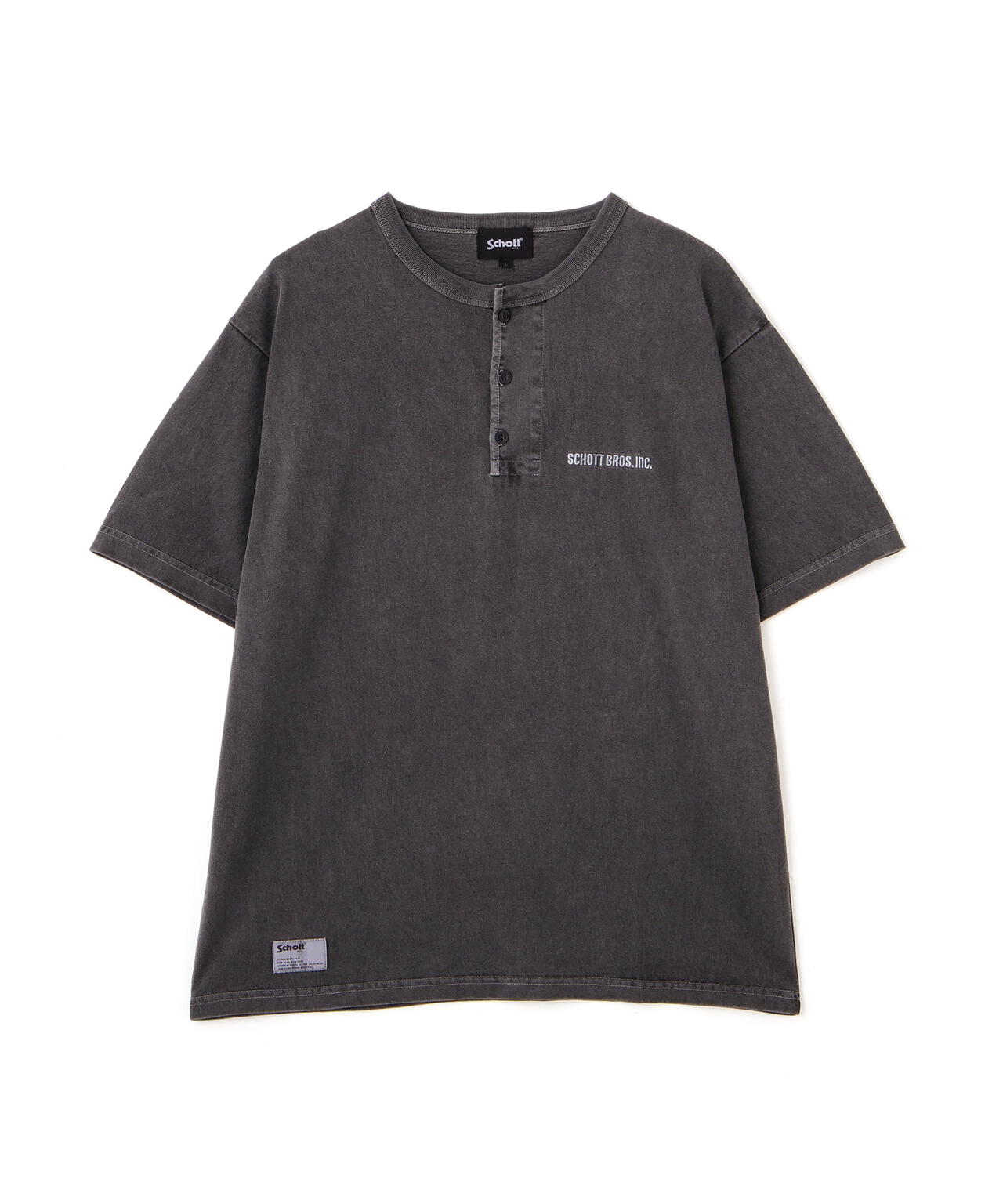 TIME TESTED OVER FOUR GENERATIONS EMB. HENLEY T-SHIRT/刺繍