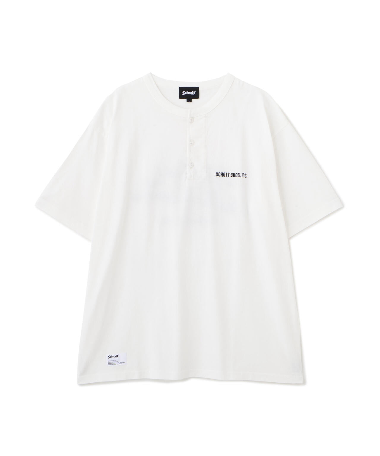 TIME TESTED OVER FOUR GENERATIONS EMB. HENLEY T-SHIRT/刺繍