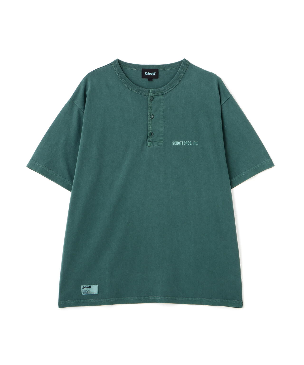TIME TESTED OVER FOUR GENERATIONS EMB. HENLEY T-SHIRT/刺繍
