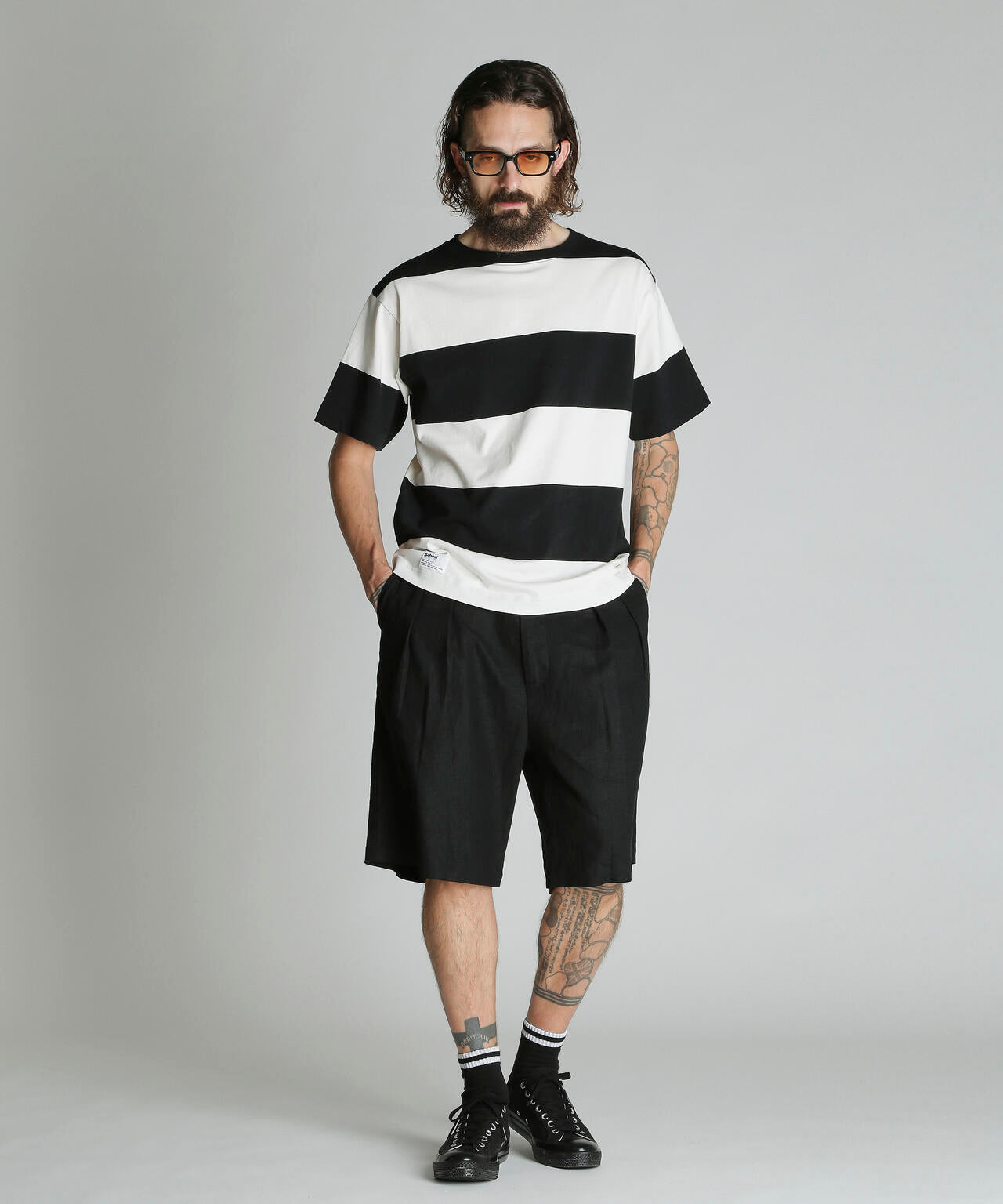 WIDE BORDER T-SHIRT/ワイドボーダー Tシャツ | Schott（ショット