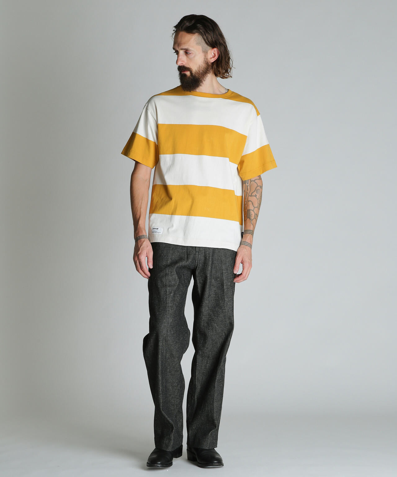 WIDE BORDER T-SHIRT/ワイドボーダー Tシャツ | Schott（ショット