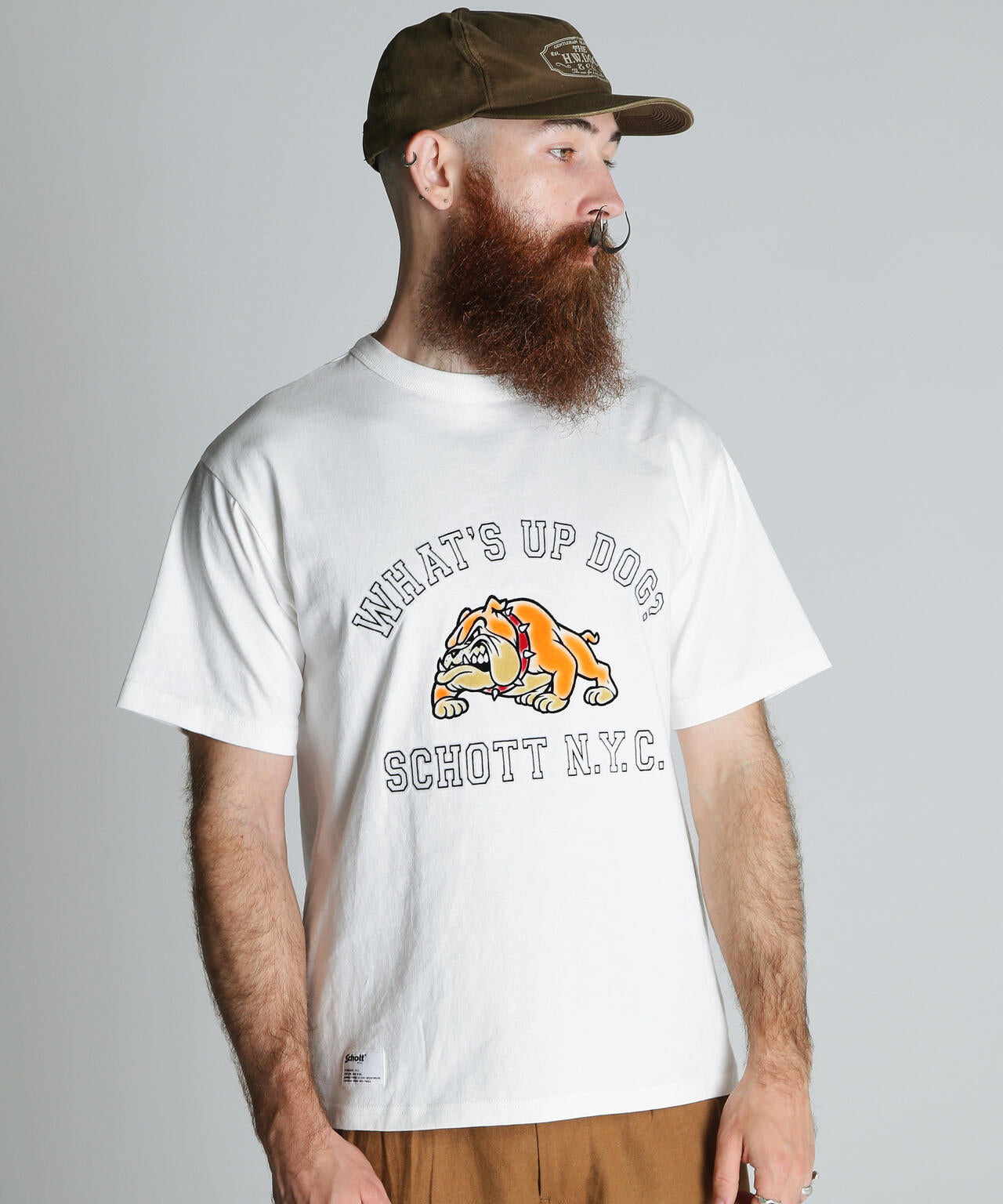 WHAT'S UP DOG T-SHIRT/ワッツアップ ドッグ Tシャツ