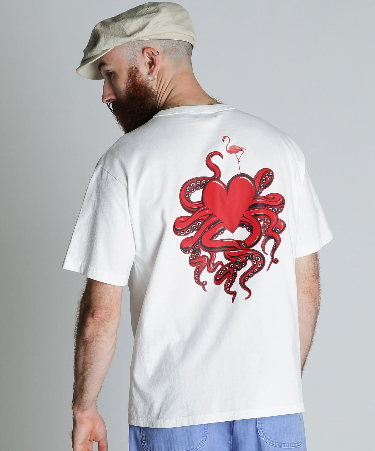 ハート♡♡ HEART OCTOPUS T-SHIRT/ハートオクトパス Tシャツ | Schott（ショット