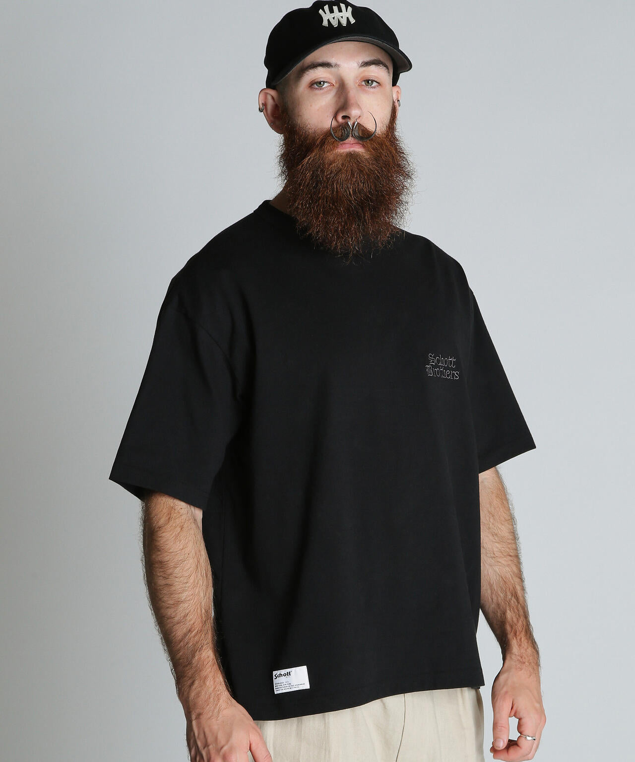 B.S. T-SHIRT/ブラックシープ オーバーサイズ Tシャツ | Schott